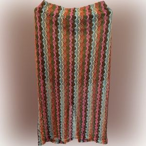 Women skirt | Size L / XL | rainbo color